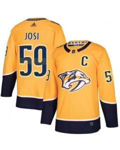Men's Nashville Predators #59 Roman Josi Yellow Stitched NHL Jersey