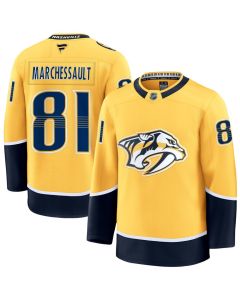 Men's Nashville Predators #81 Jonathan Marchessault Gold Home Premium Jersey