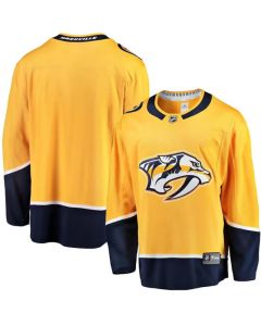 Men's Nashville Predators Blank Gold Home Stitched Jersey
