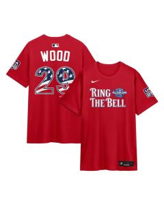 Men's National League #29 James Wood Nike Red 2026 All-Star Game Name & Number T-Shirt (Red)