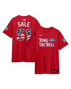 Men's National League #51 Chris Sale Nike Red 2026 All-Star Game Name & Number T-Shirt