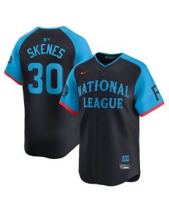 Men's National League Paul Skenes Navy 2024 MLB All-Star Game Limited Player Jersey