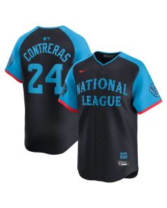 Men's National League William Contreras Navy 2024 MLB All-Star Game Limited Player Jersey