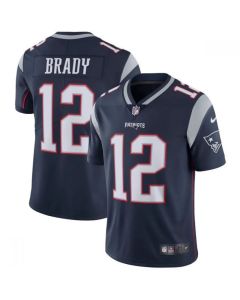 Men's New England Patriots #12 Tom Brady Navy Vapor Untouchable Limited Stitched NFL Jersey