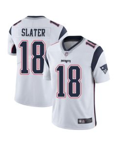 Men's New England Patriots #18 Matthew Slater White Vapor Untouchable Limited Stitched NFL Jersey