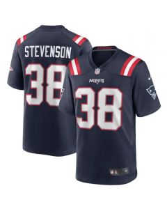 Men's New England Patriots #38 Rhamondre Stevenson Navy Limited Stitched Game Jersey
