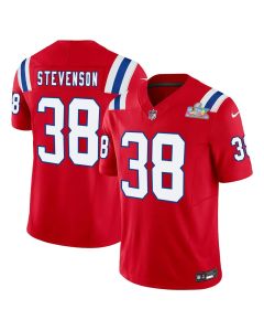 Men's New England Patriots #38 Rhamondre Stevenson Red F.U.S.E. Vapor Limited Stitched Football Jersey