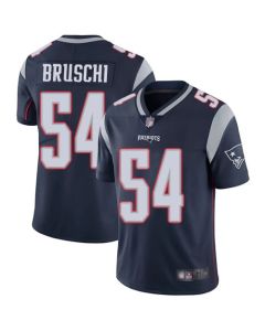 Men's New England Patriots #54 Tedy Bruschi Navy Limited Stitched NFL Jersey