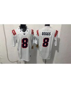 Men's New England Patriots #8 Stefon Diggs White Vapor F.U.S.E. Limited Jersey