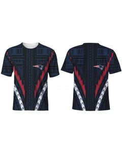 Men's New England Patriots Navy T-Shirt (Navy)