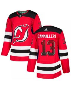 Men's New Jersey Devils #13 Nico Hischier Red Drift Fashion Stitched NHL Jersey