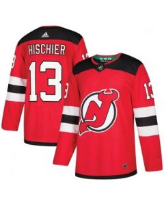 Men's New Jersey Devils #13 Nico Hischier Red Stitched NHL Jersey