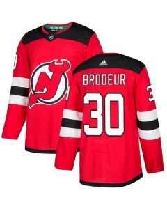 Men's New Jersey Devils #30 Martin Brodeur Red Stitched NHL Jersey