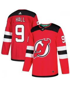 Men's New Jersey Devils #9 Taylor Hall Red Stitched NHL Jersey