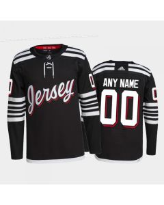 Men's New Jersey Devils Active Player Custom 2021/22 Black Stitched Jersey
