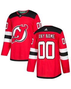 Men's New Jersey Devils Personalized Authentic Red Home Stitched NHL Jersey