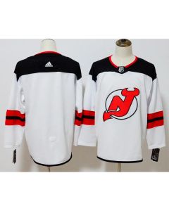 Men's New Jersey Devils White Stitched NHL Jersey (White)