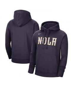 Men's New Orleans Pelicans Navy 2022/23 City Edition Essential Pullover Hoodie
