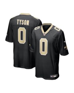 Men's New Orleans Saints #0 Jordyn Tyson Black 2026 NFL Draft Game Jersey (Black)