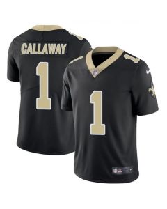 Men's New Orleans Saints #1 Marquez Callaway 2021 Black Vapor Untouchable Limited Stitched Jersey