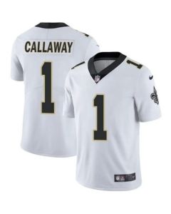 Men's New Orleans Saints #1 Marquez Callaway 2021 White Vapor Untouchable Limited Stitched Jersey