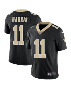 Men's New Orleans Saints #11 Deonte Harris Black Vapor Untouchable Limited Stitched NFL Jersey