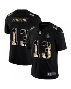 Men's New Orleans Saints #13 Michael Thomas 2019 Black Statue of Liberty Limited Stitched NFL Jersey