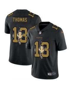 Men's New Orleans Saints #13 Michael Thomas 2020 Black Shadow Logo Limited Stitched Jersey