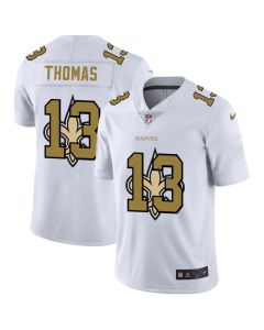 Men's New Orleans Saints #13 Michael Thomas White Shadow Logo Limited Stitched Jersey