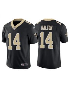 Men's New Orleans Saints #14 Andy Dalton Black Vapor Limited Stitched Jersey