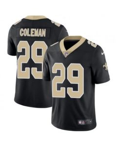 Men's New Orleans Saints #29 Kurt Coleman Black Vapor Untouchable Limited Stitched NFL Jersey