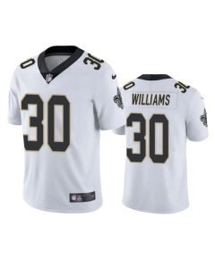 Men's New Orleans Saints #30 Jamaal Williams White Vapor Untouchable Stitched Football Jersey