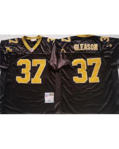 Men's New Orleans Saints #37 GLEASON Black Stitched Jersey