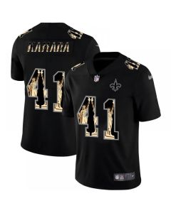 Men's New Orleans Saints #41 Alvin Kamara 2019 Black Statue of Liberty Limited Stitched NFL Jersey