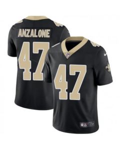 Men's New Orleans Saints #47 Alex Anzalone Black Vapor Untouchable Limited Stitched NFL Jersey
