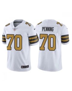 Men's New Orleans Saints #70 Trevor Penning White Color Rush Limited Stitched Jersey