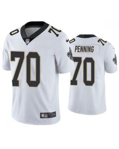 Men's New Orleans Saints #70 Trevor Penning White Vapor Limited Stitched Jersey