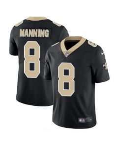 Men's New Orleans Saints #8 Archie Manning 2021 Black Vapor Untouchable Limited Stitched Jersey
