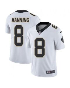 Men's New Orleans Saints #8 Archie Manning 2021 White Vapor Untouchable Limited Stitched Jersey