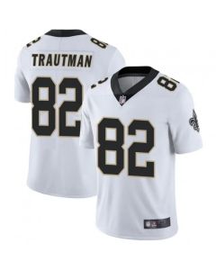 Men's New Orleans Saints #82 Adam Trautman White Vapor Untouchable Limited Stitched Jersey