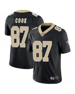 Men's New Orleans Saints #87 Jared Cook Black Vapor Untouchable Limited Stitched Jersey