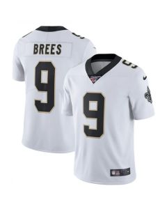 Men's New Orleans Saints #9 Drew Brees White 2019 100th Season Vapor Untouchable Limited Stitched NFL Jersey
