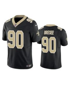 Men's New Orleans Saints #90 Bryan Bresee Black 2023 F.U.S.E. Vapor Untouchable Limited Stitched Jersey