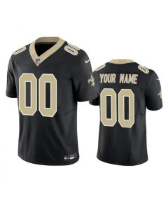 Men's New Orleans Saints Active Player Custom Black 2023 F.U.S.E. Vapor Untouchable Limited Stitched Jersey
