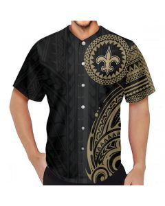 Men's New Orleans Saints Black Jersey (Black)