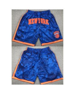 Men's New Yok Knicks Royal Shorts (Run Small)