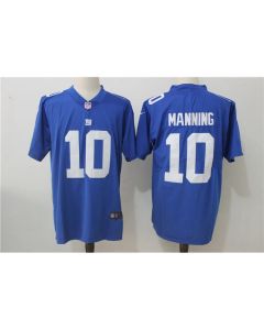 Men's New York Giants #10 Eli Manning Royal Blue Team Color Stitched NFL Vapor Untouchable Limited Jersey