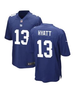 Men's New York Giants #13 Jalin Hyatt Royal Classic Game Jersey (Royal)