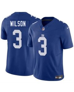 Men's New York Giants #13 Russell Wilson Blue 2025 F.U.S.E. Vapor Untouchable Limited Stitched Jersey