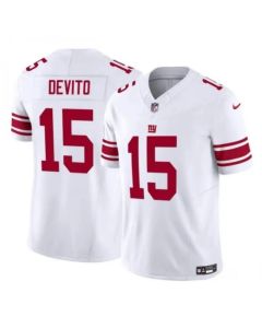 Men's New York Giants #15 Tommy DeVito White 2023 F.U.S.E. Vapor Untouchable Limited Stitched Jersey